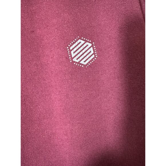 American Eagle Men's Big & Tall Burgundy Sweatshirt with Side Pockets Size XXXL - Picture 2 of 7